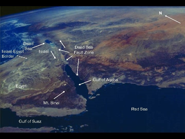 N 43 -94 -078 Dead Sea Israel-Egypt Border Israel Dead Sea Fault Zone Gulf