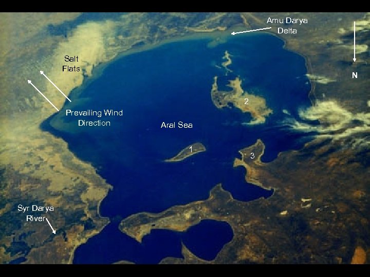 Amu Darya Delta Salt Flats 51 F- 36 -059 N 2 Prevailing Wind Direction