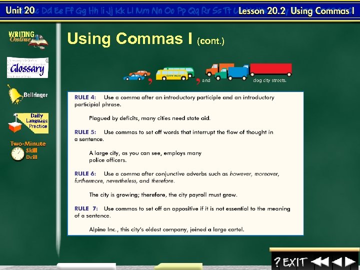 Using Commas I (cont. ) 