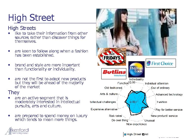 High Streets • like to take their information from other sources rather than discover