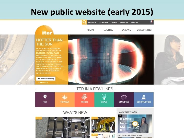New public website (early 2015) Fusion Power Associates, Washington DC, 16 -17 December 2014