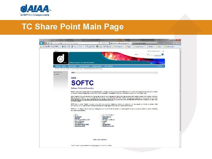 TC Share Point Main Page 