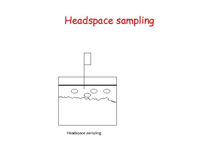 Headspace sampling 