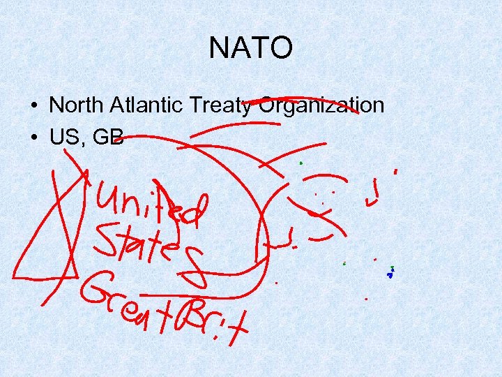 NATO • North Atlantic Treaty Organization • US, GB 