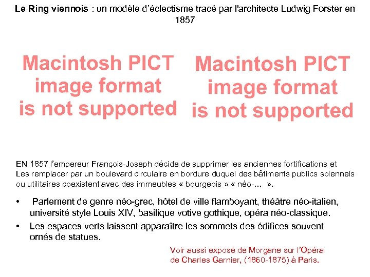 Le Ring viennois : un modèle d’éclectisme tracé par l'architecte Ludwig Forster en 1857