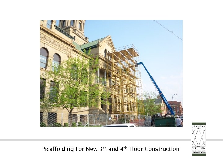 Scaffolding For New 3 rd and 4 th Floor Construction 