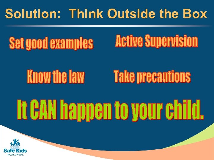 Solution: Think Outside the Box 