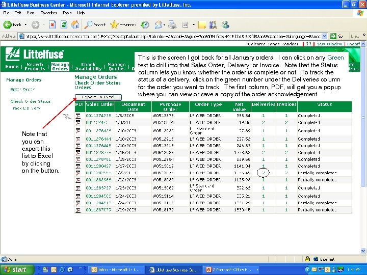 Intro to LFBC for PG Distributors This is the screen I got back for