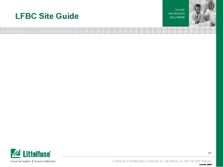 LFBC Site Guide 77 Version 01_100407 