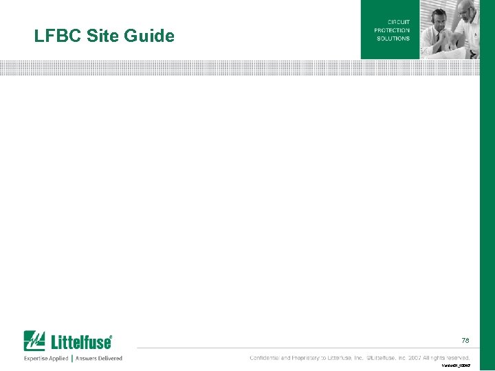 LFBC Site Guide 78 Version 01_100407 