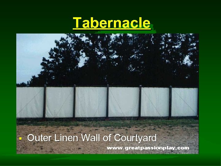 Tabernacle § Outer Linen Wall of Courtyard 