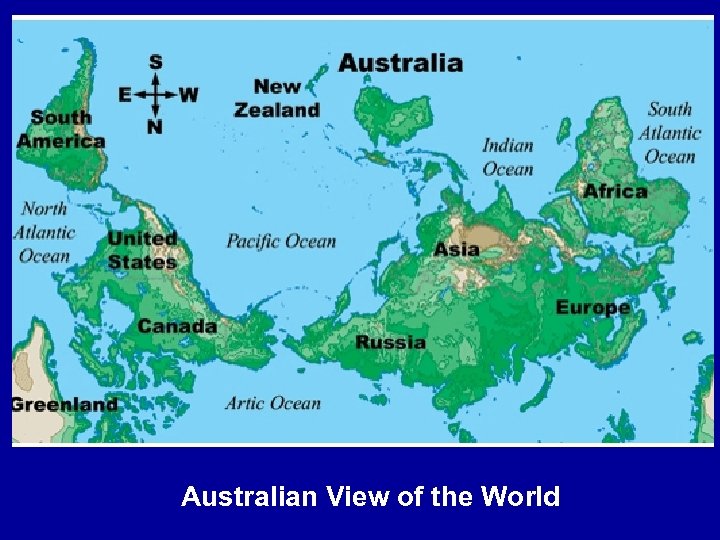 Australian View of the World 