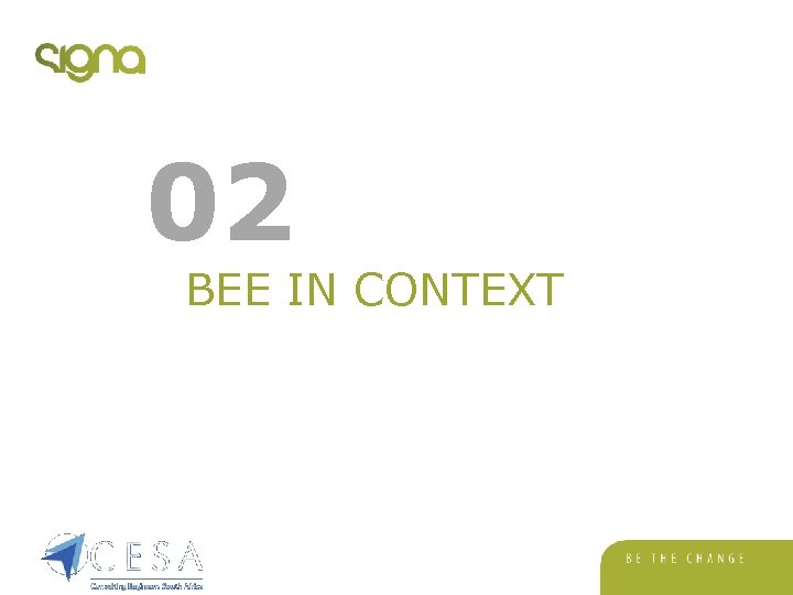 02 BEE IN CONTEXT 