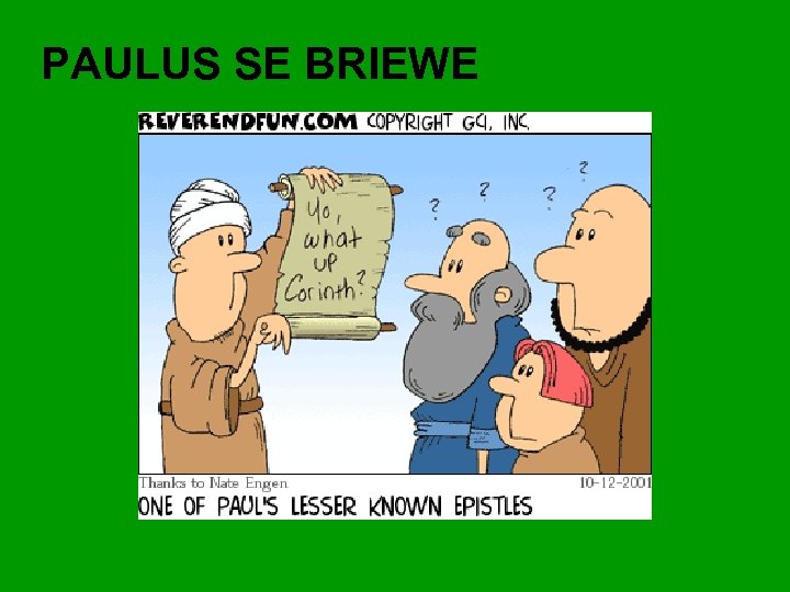 PAULUS SE BRIEWE 