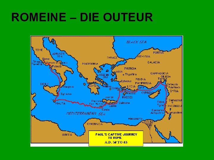 ROMEINE – DIE OUTEUR 