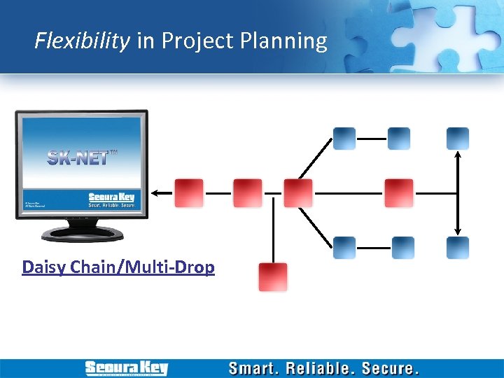Flexibility in Project Planning Daisy Chain/Multi-Drop 