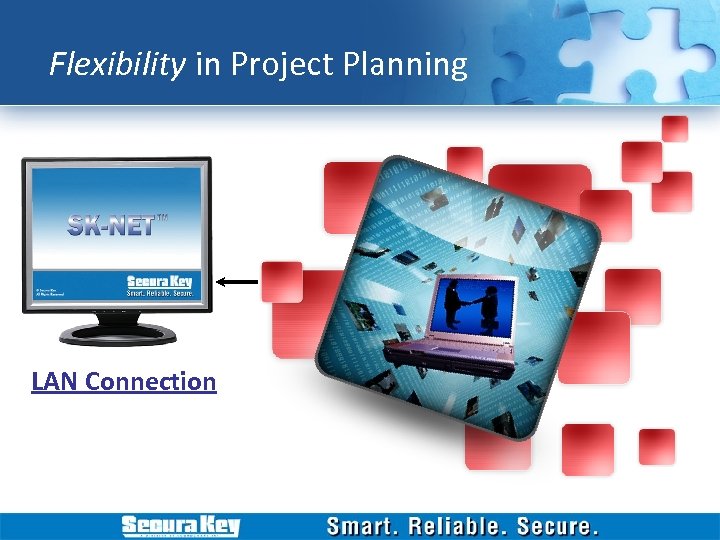 Flexibility in Project Planning LAN Connection 