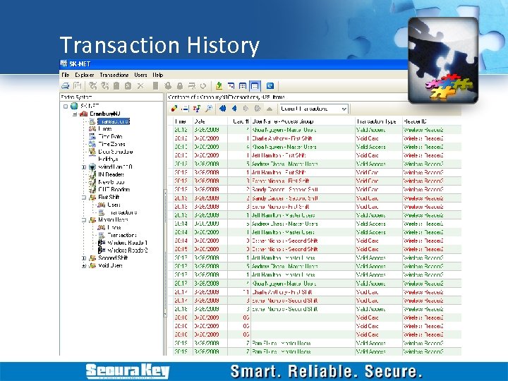 Transaction History 