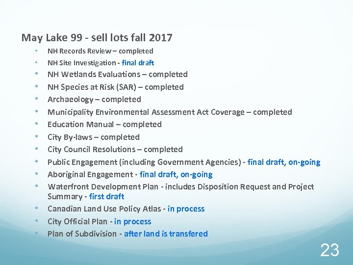 May Lake 99 - sell lots fall 2017 • • NH Records Review –