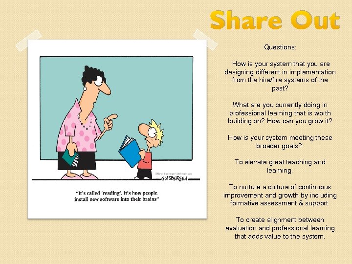 Share Out Questions: How is your system that you are designing different in implementation