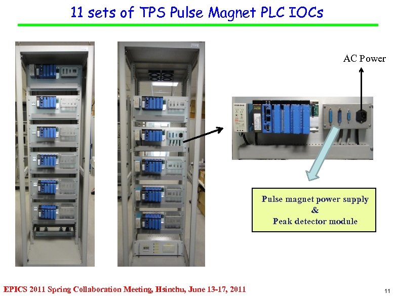 11 sets of TPS Pulse Magnet PLC IOCs AC Power Pulse magnet power supply