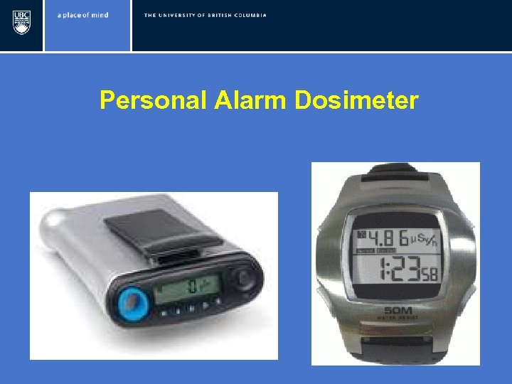 Personal Alarm Dosimeter 