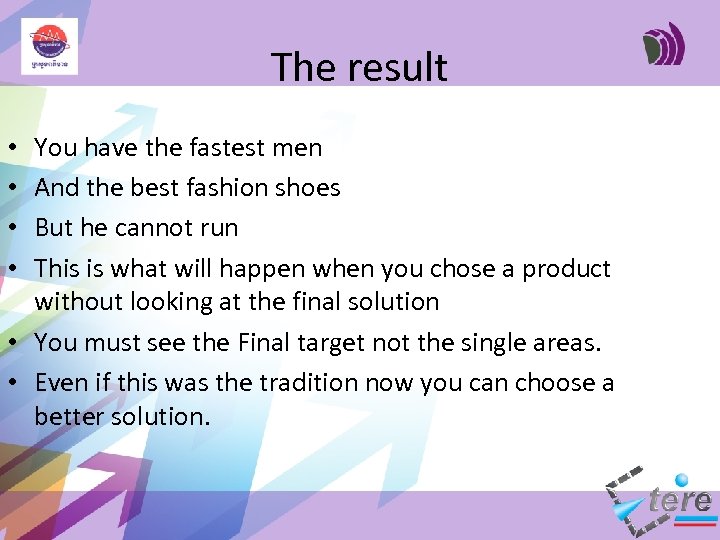 The result You have the fastest men And the best fashion shoes But he