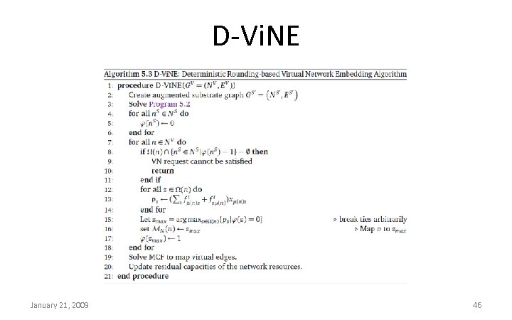 D-Vi. NE January 21, 2009 46 