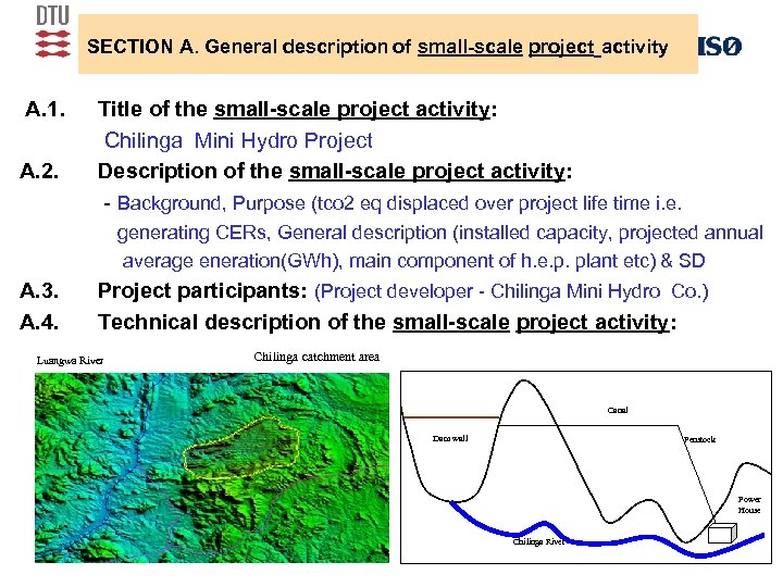 SECTION A. General description of small-scale project activity A. 1. A. 2. Title of