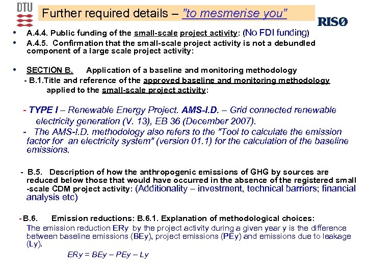 Further required details – ”to mesmerise you” • • • A. 4. 4. Public