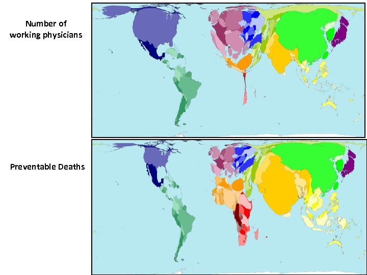 Number of working physicians Preventable Deaths 
