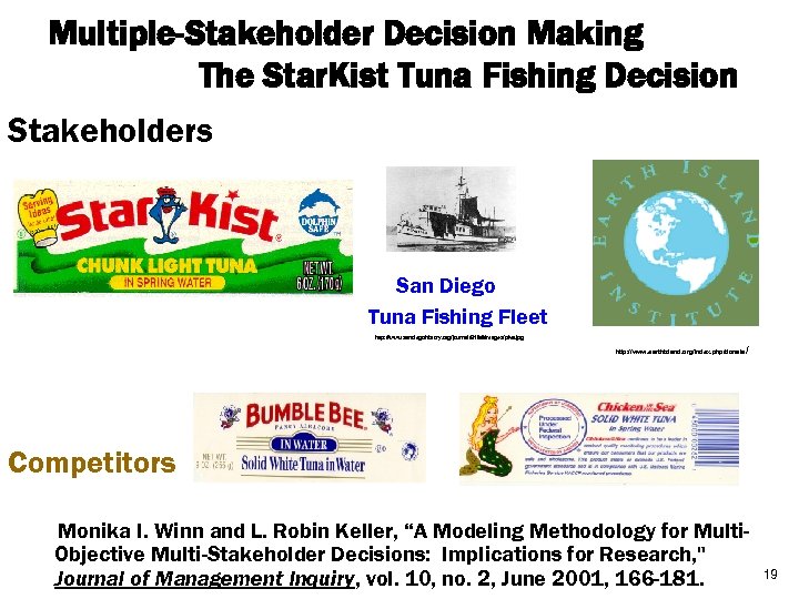 Multiple-Stakeholder Decision Making The Star. Kist Tuna Fishing Decision Stakeholders San Diego Tuna Fishing