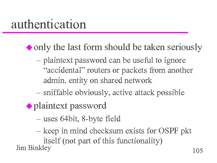 authentication u only the last form should be taken seriously – plaintext password can