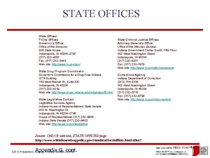 STATE OFFICES State Offices Policy Offices Governor's Office of the Governor 206 State House