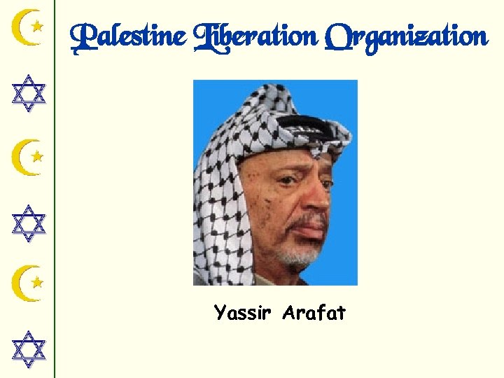 Palestine Liberation Organization Yassir Arafat 