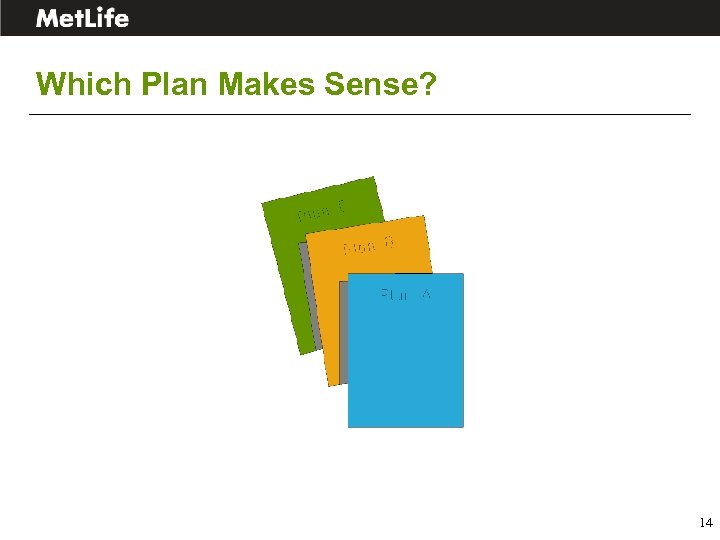 Which Plan Makes Sense? 14 