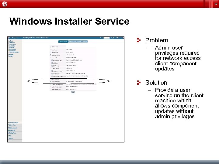 67 Windows Installer Service Problem – Admin user privileges required for network access client