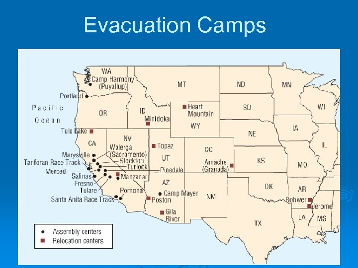 Evacuation Camps 