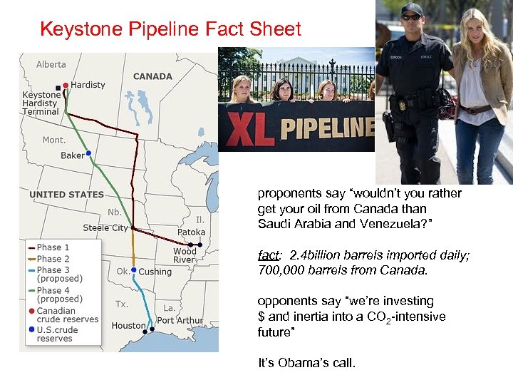 Keystone Pipeline Fact Sheet proponents say “wouldn’t you rather get your oil from Canada