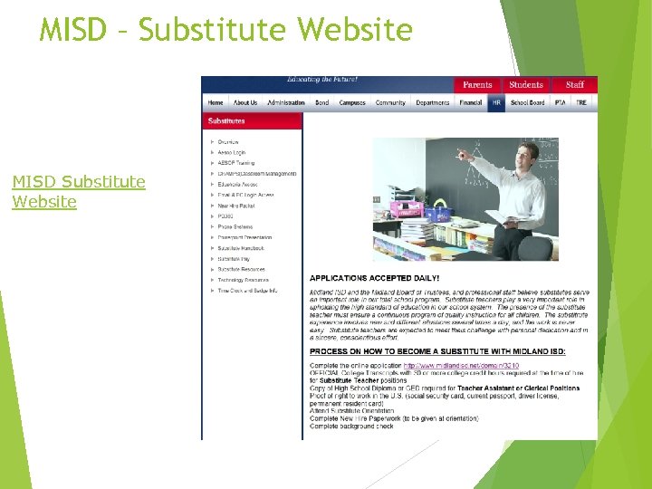 MISD – Substitute Website MISD Substitute Website 