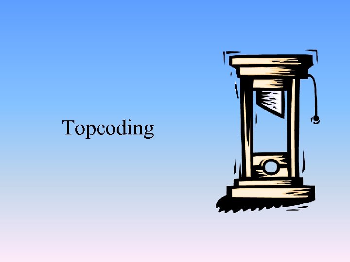 Topcoding 