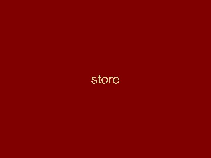 store 
