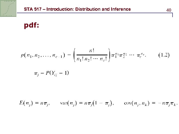 STA 517 – Introduction: Distribution and Inference pdf: 40 