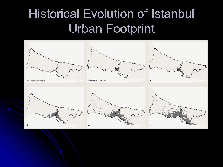 Historical Evolution of Istanbul Urban Footprint 