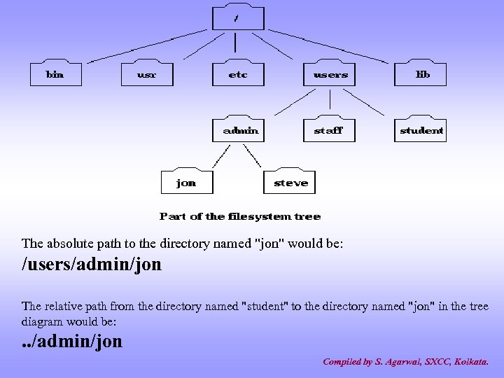 The absolute path to the directory named 