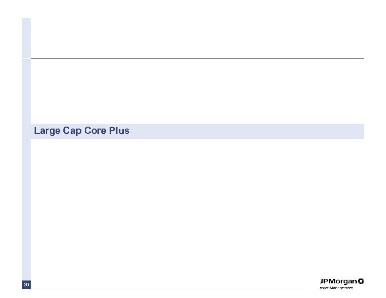 Large Cap Core Plus 20 