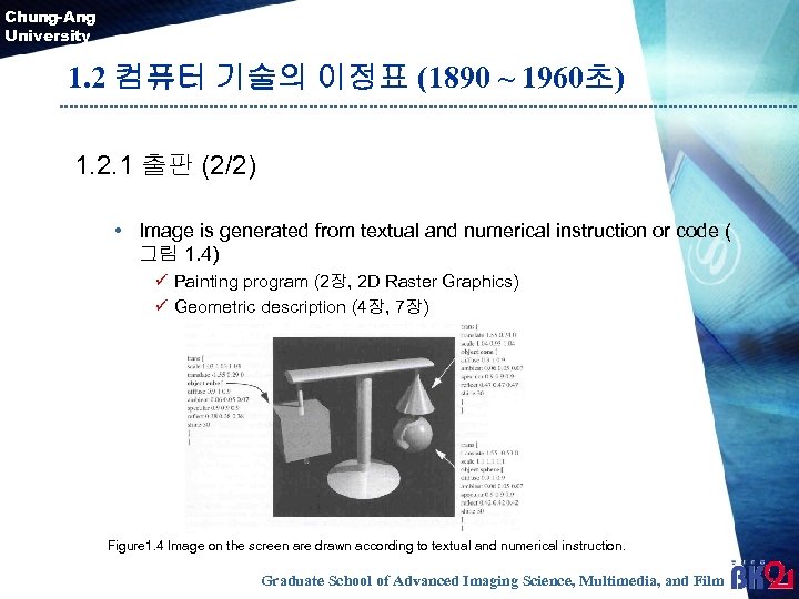 Chung-Ang University 1. 2 컴퓨터 기술의 이정표 (1890 ~ 1960초) 1. 2. 1 출판