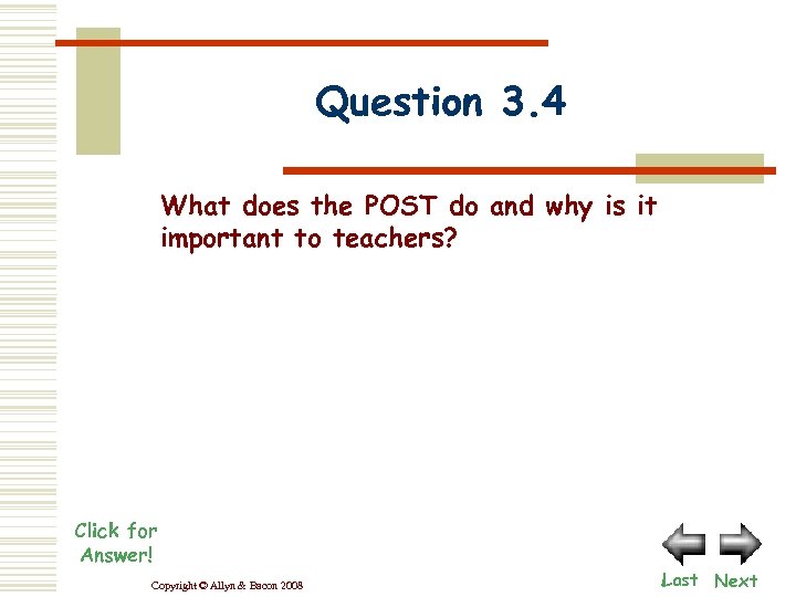 Question 3. 4 What does the POST do and why is it important to