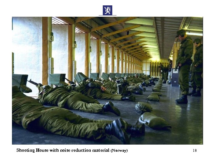 Norwegian Ministry of Defence Shooting House with noise reduction material (Norway) 18 
