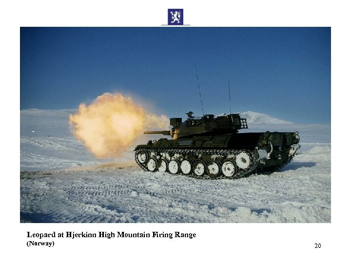 Norwegian Ministry of Defence Leopard at Hjerkinn High Mountain Firing Range (Norway) 20 